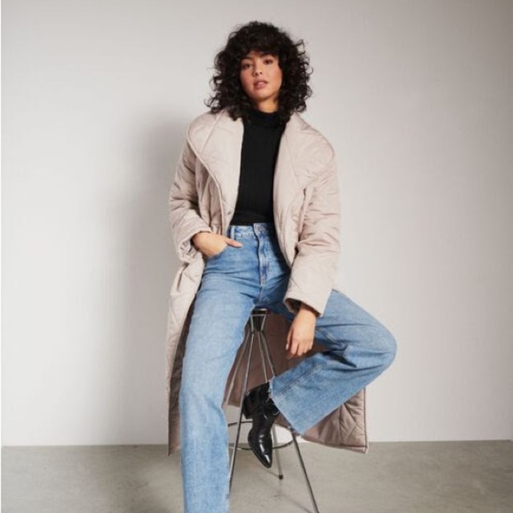 Long Quilted Puffer Jacket